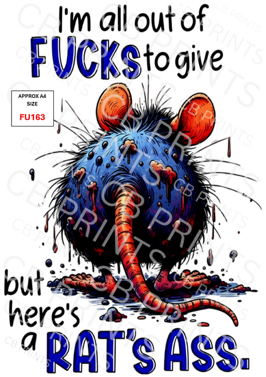 Funny Decoupage Print FU163 | Mulberry Paper