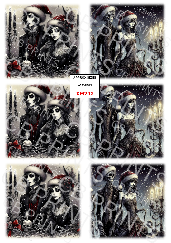 Christmas Decoupage Paper Print XM202 – Mulberry Paper