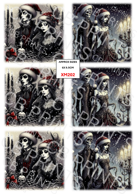 Christmas Decoupage Paper Print XM202 – Mulberry Paper