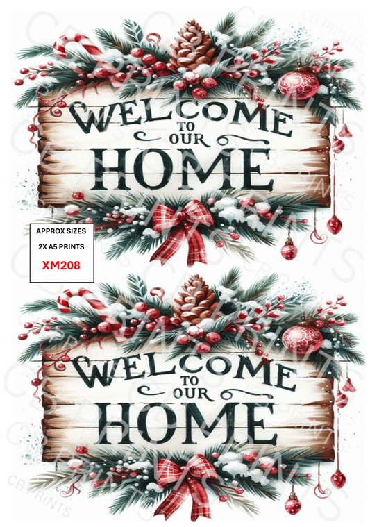 Christmas Decoupage Paper Print XM208 – Mulberry Paper