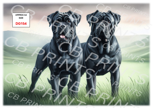 Dog Decoupage Print DG154 | Mulberry Paper