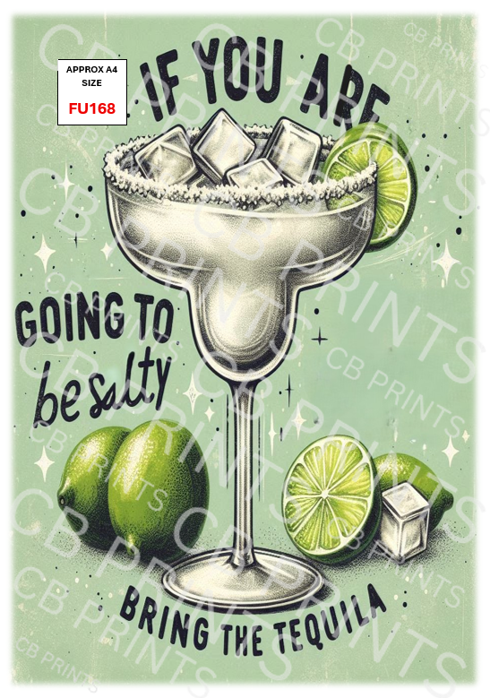 Funny Decoupage Print FU168 | Mulberry Paper