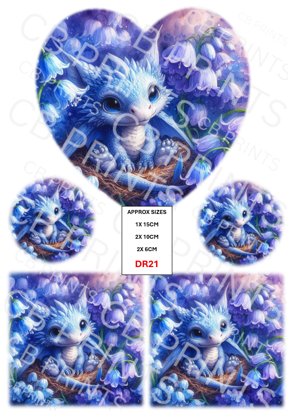 Dragon Decoupage Paper Print DR21 – Mulberry Paper