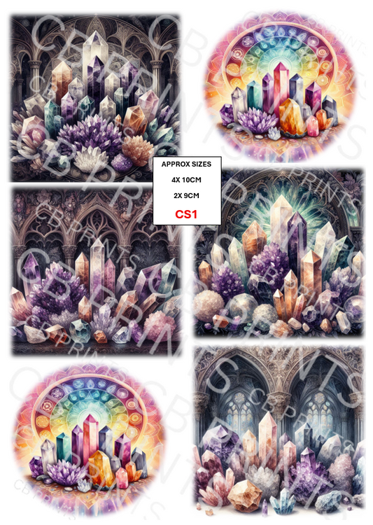 Crystal Decoupage Paper CS1 – Mulberry Paper Print