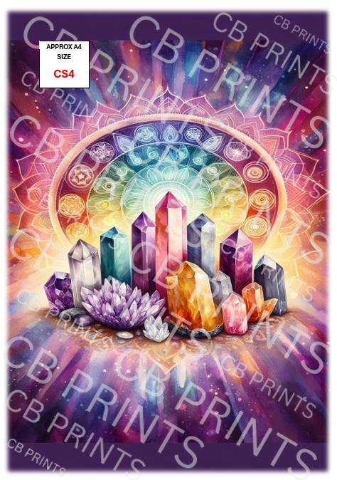 Crystal Decoupage Paper CS4 – Mulberry Paper Print
