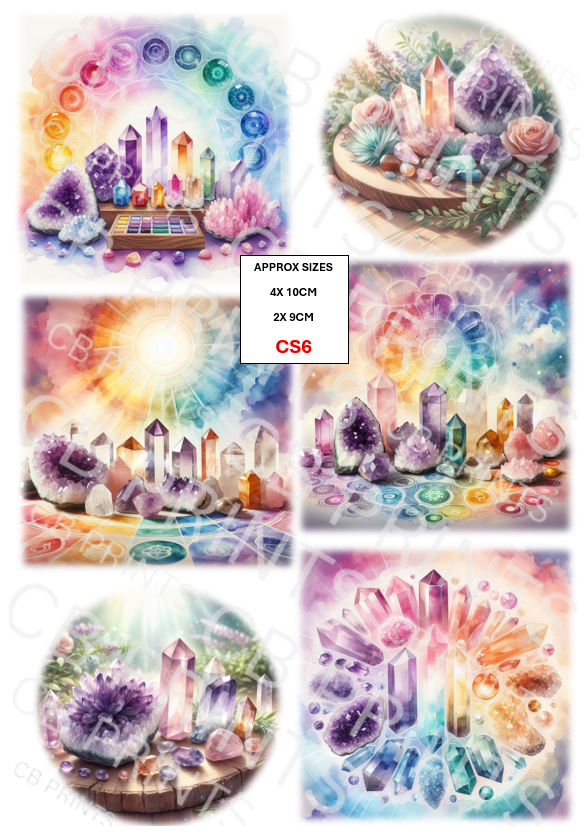 Crystal Decoupage Paper CS6 – Mulberry Paper Print