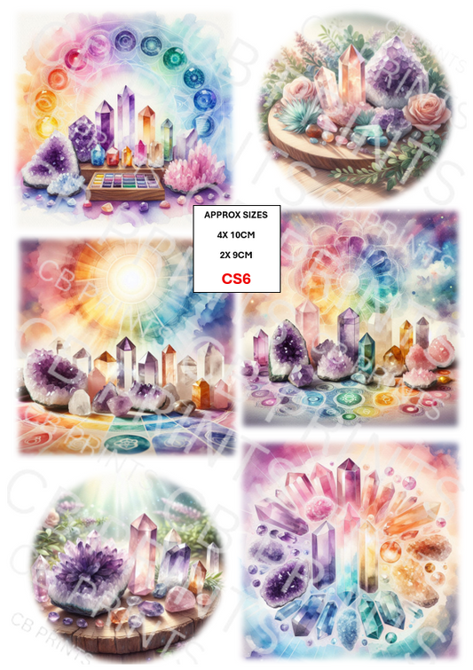 Crystal Decoupage Paper CS6 – Mulberry Paper Print