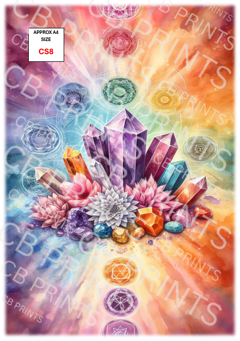 Crystal Decoupage Paper CS8 – Mulberry Paper Print