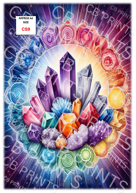 Crystal Decoupage Paper CS9 – Mulberry Paper Print