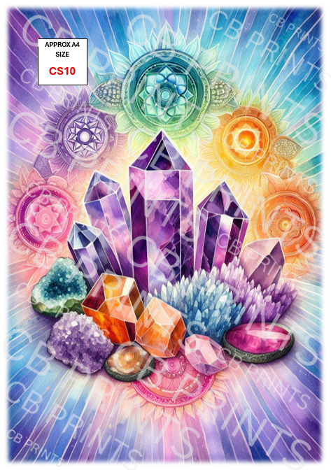 Crystal Decoupage Paper CS10 – Mulberry Paper Print