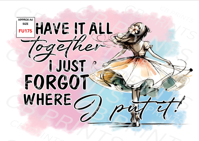 Funny Decoupage Print FU175 | Mulberry Paper
