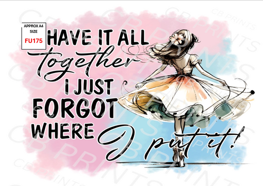 Funny Decoupage Print FU175 | Mulberry Paper