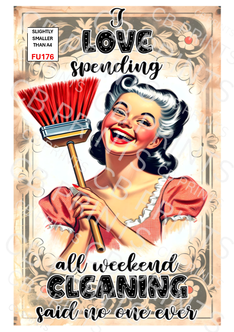Funny Decoupage Print FU176 | Mulberry Paper