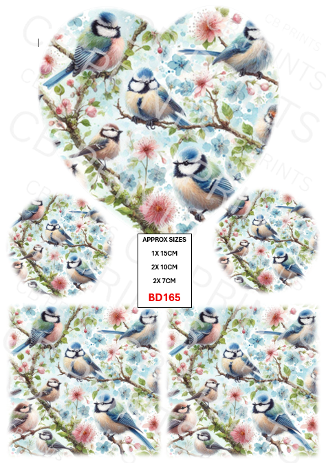 Bird Decoupage Print BD165 | Mulberry Paper