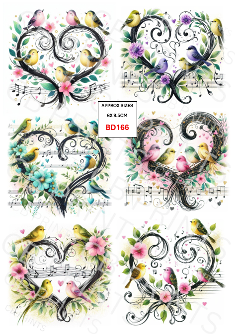 Bird Decoupage Print BD166 | Mulberry Paper