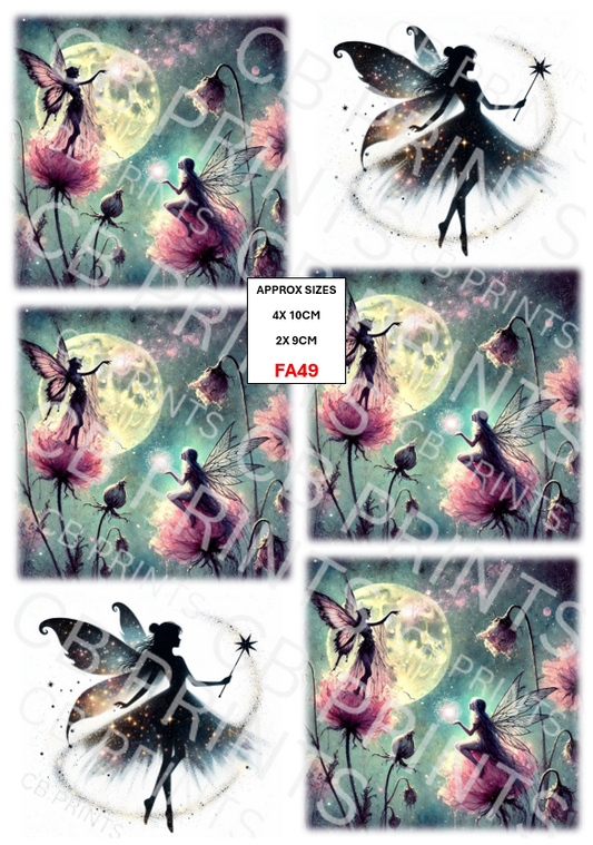 Fairy Decoupage Print FA49 | Mulberry Paper
