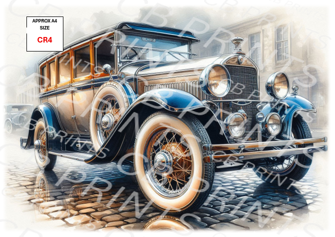 Car Decoupage Print CR4 | Mulberry Paper