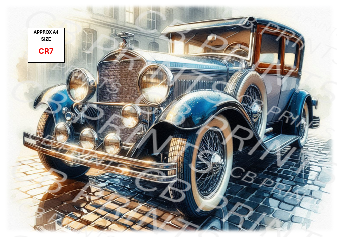 Car Decoupage Print CR7 | Mulberry Paper