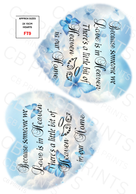 Remembrance & Bereavement Decoupage Print FT9 | Mulberry Paper