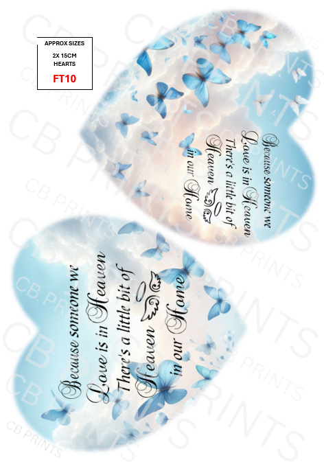 Remembrance & Bereavement Decoupage Print FT10 | Mulberry Paper