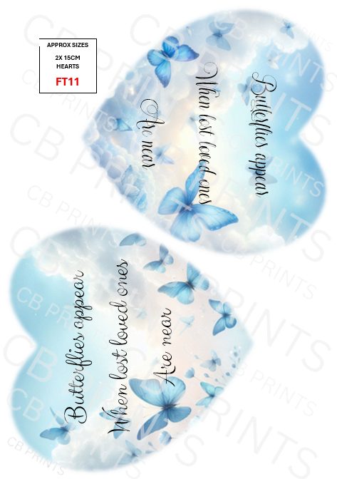 Remembrance & Bereavement Decoupage Print FT11 | Mulberry Paper