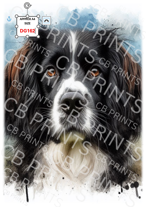 Dog Decoupage Print DG162 | Mulberry Paper