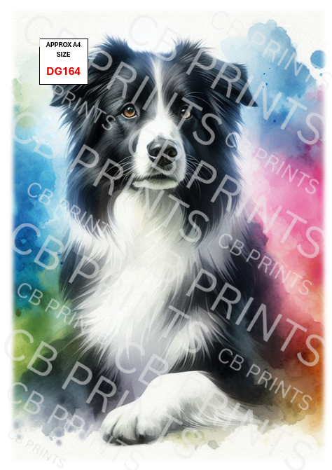 Dog Decoupage Print DG164 | Mulberry Paper