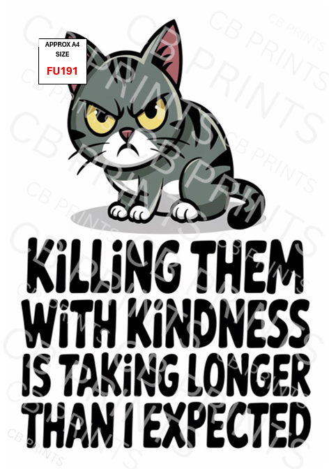 Funny Decoupage Print FU191 | Mulberry Paper