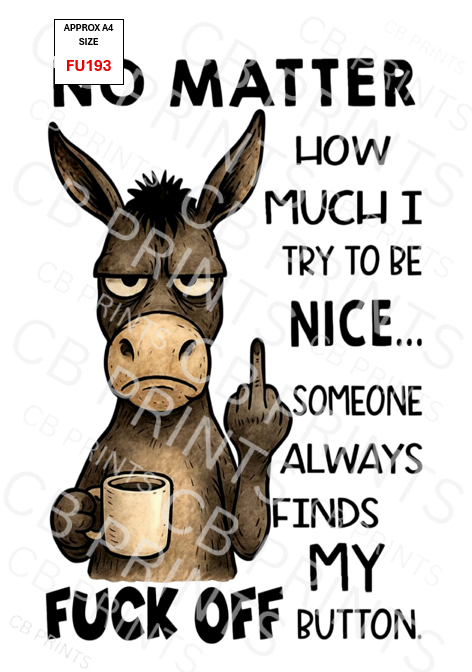 Funny Decoupage Print FU193 | Mulberry Paper