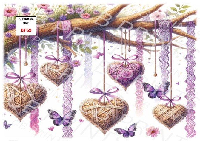 Butterfly Decoupage Paper Print BF59 – Mulberry Paper