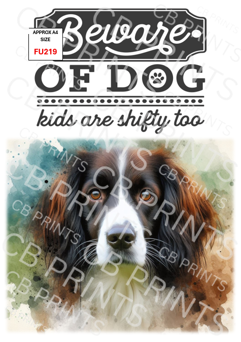 Funny Decoupage Print FU219 | Mulberry Paper