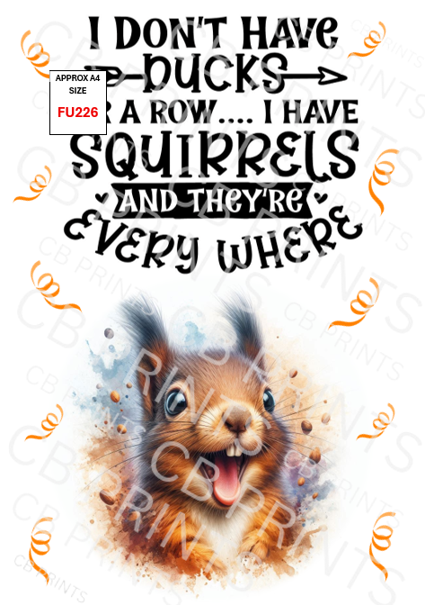 Funny Decoupage Print FU226 | Mulberry Paper