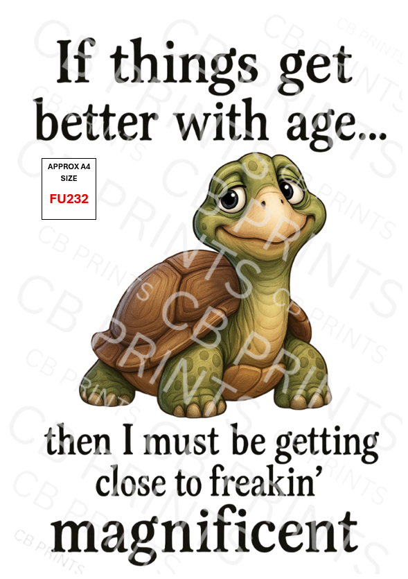 Funny Decoupage Print FU232 | Mulberry Paper