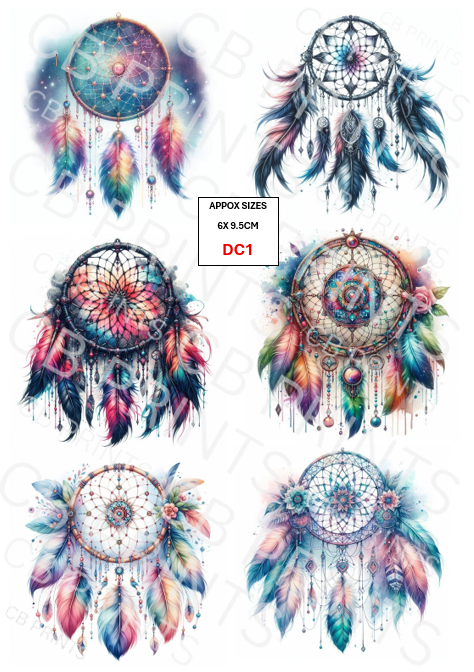 Dream Catcher Decoupage Paper Print DC1 – Mulberry Paper