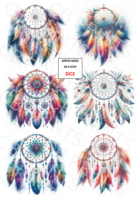 Dream Catcher Decoupage Paper Print DC2 – Mulberry Paper