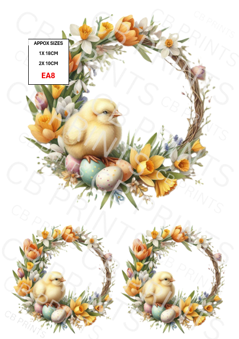 Easter Chick Decoupage Paper Print EA8 – Mulberry Paper