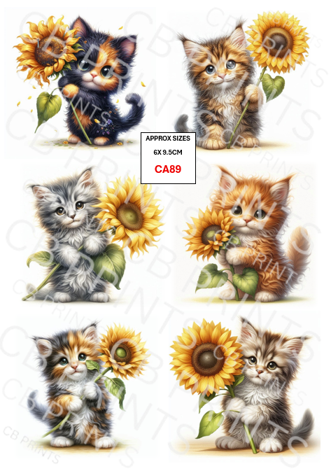 Cat Decoupage Paper CA89 – Mulberry Paper Print