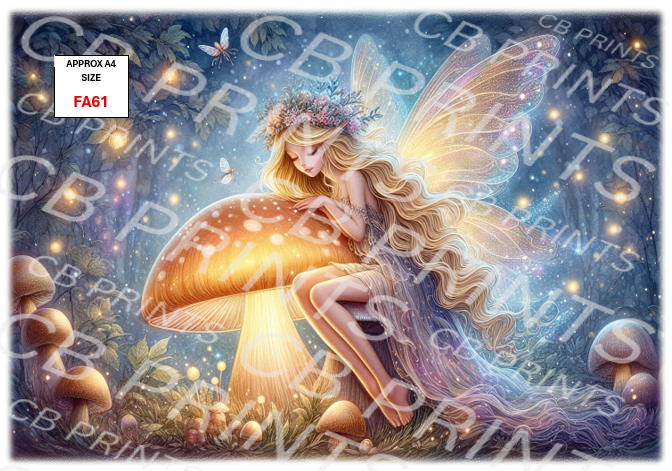 Fairy Decoupage Print FA61 | Mulberry Paper