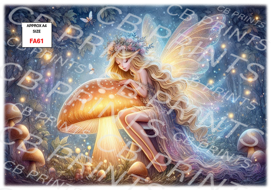 Fairy Decoupage Print FA61 | Mulberry Paper