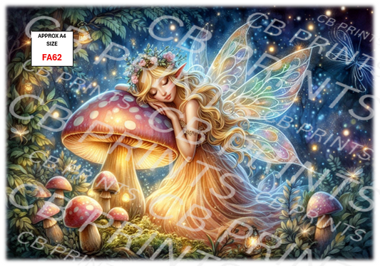 Fairy Decoupage Print FA62 | Mulberry Paper