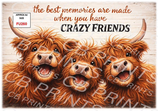 Funny Decoupage Print FU260 | Mulberry Paper