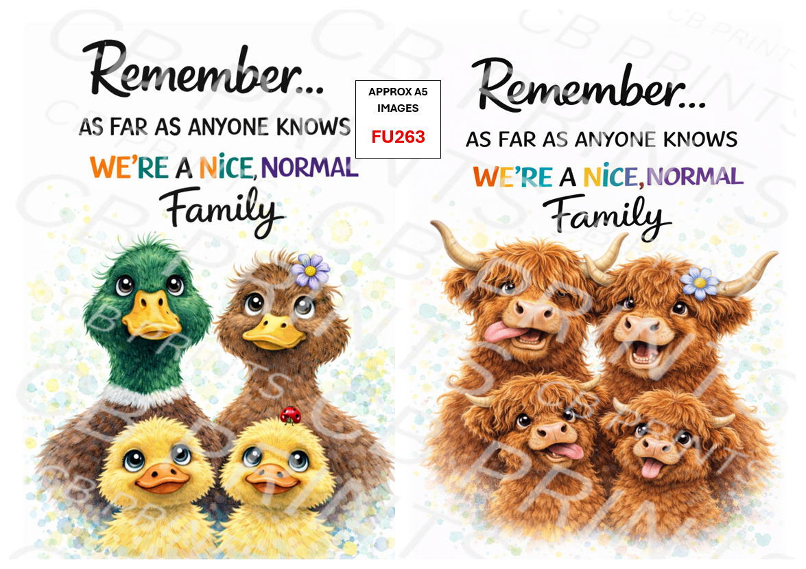 Funny Decoupage Print FU263 | Mulberry Paper