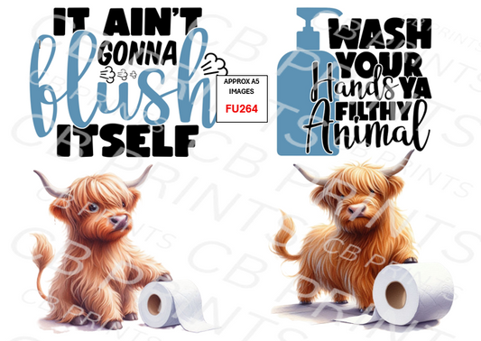 Funny Decoupage Print FU264 | Mulberry Paper