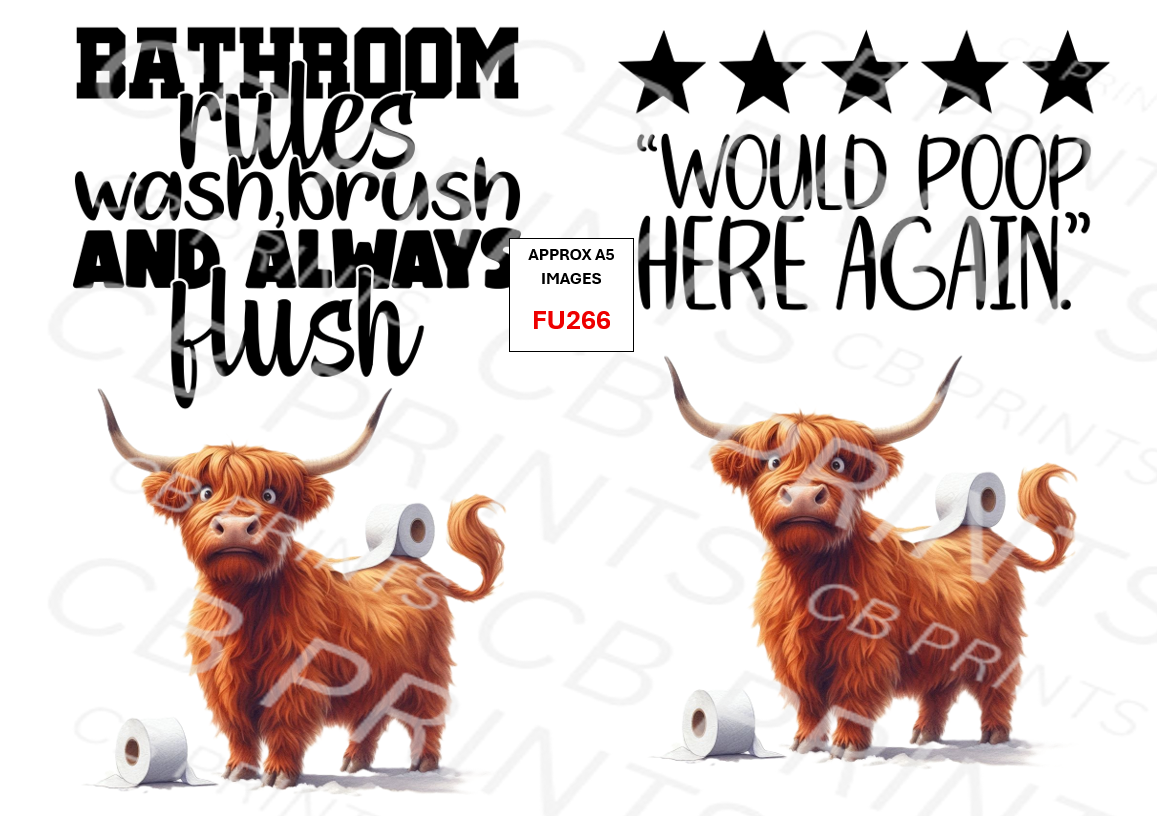 Funny Decoupage Print FU266 | Mulberry Paper