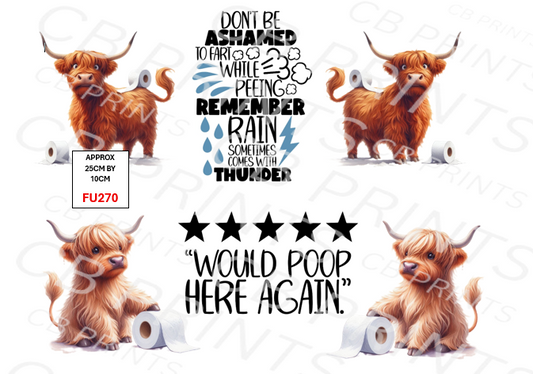 Funny Decoupage Print FU270 | Mulberry Paper