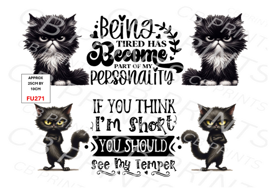 Funny Decoupage Print FU271 | Mulberry Paper