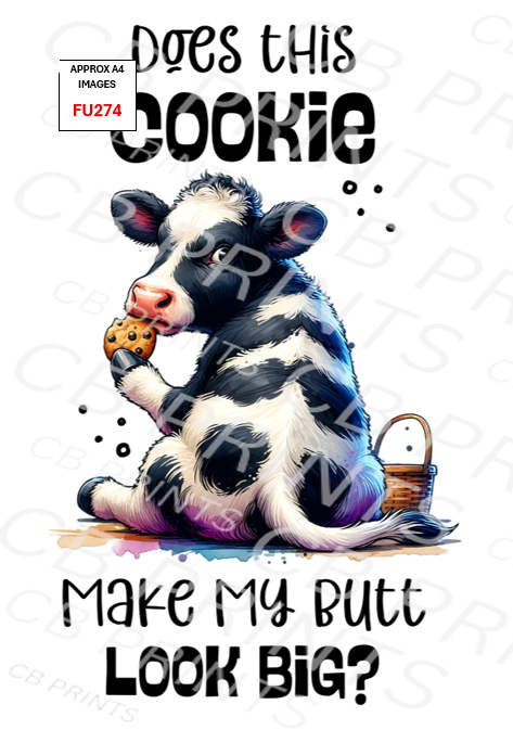 Funny Decoupage Print FU274 | Mulberry Paper