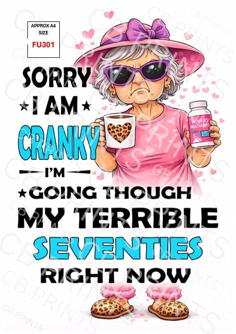 Funny Decoupage Print FU301 | Mulberry Paper
