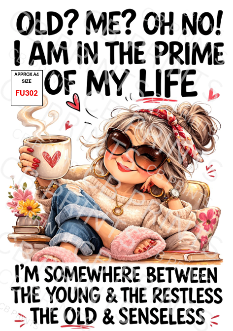 Funny Decoupage Print FU302 | Mulberry Paper