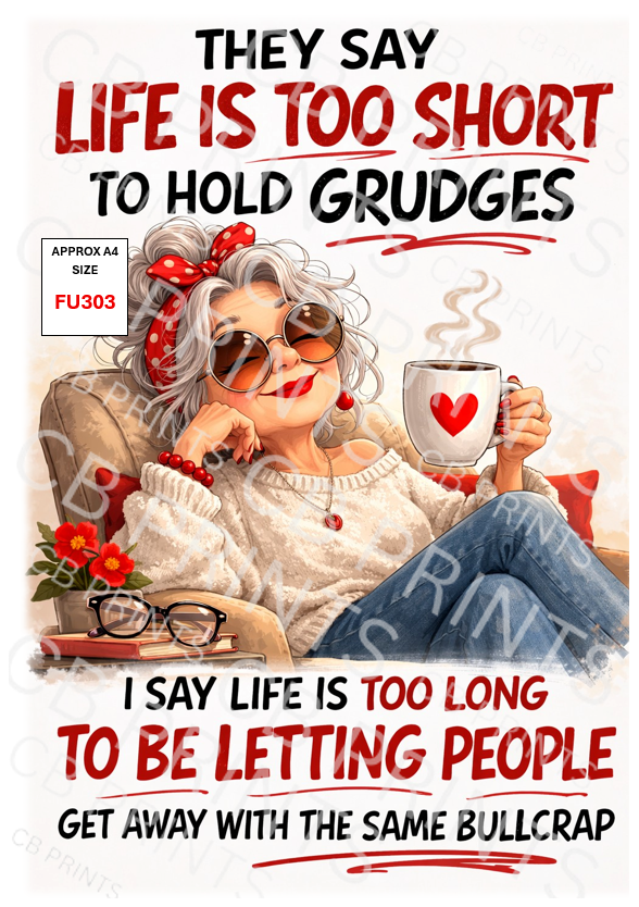 Funny Decoupage Print FU303 | Mulberry Paper